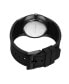 ფოტო #3 პროდუქტის Men's Multi-Function Black Silicone Strap Watch 42mm