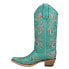 Circle G by Corral Ld Embroidery Studded Snip Toe Cowboy Womens Blue Casual Boo