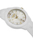 ფოტო #3 პროდუქტის Men's 3 Hand Date Quartz Tokyo White Silicone Watch, 43mm