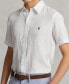 Фото #7 товара Men's Short-Sleeve Linen Button-Up