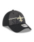 Фото #4 товара Men's Black New Orleans Saints 2023 NFL Training Camp 39THIRTY Flex Fit Hat