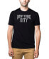 Фото #1 товара Mens Premium Blend Word Art T-Shirt - New York City Neighborhoods