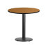 Фото #1 товара 30'' Round Natural Laminate Table Top With 18'' Round Table Height Base