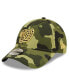 Фото #4 товара Men's Camo Washington Nationals 2022 Armed Forces Day 9FORTY Snapback Adjustable Hat