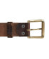 Фото #3 товара Men's Leather Jean Belt with Roller Buckle and Rivets