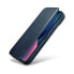 Фото #9 товара Глянцевый кожаный iPhone 14 чехол с магнитной крышкой CE Oil Wax Premium Leather Заказ синий
