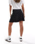 Фото #3 товара Pimkie mini skirt in black polka dot