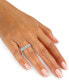 Фото #1 товара Diamond Emerald-Cut Eternity Band (5 ct. t.w.) in 14k Gold (Also in Platinum)