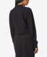 ფოტო #2 პროდუქტის Women's Heavy Jersey V-neck Raglan Pullover Top