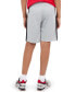 ფოტო #5 პროდუქტის Big Boys Side Panel Logo Mesh 8" Active Shorts