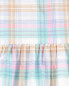 Baby Plaid Flutter Babydoll Dress 3M