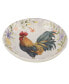 Floral Rooster Serving/Pasta Bowl 13"