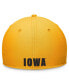 Фото #3 товара Men's and Women's Gold Iowa Hawkeyes 2024 Sideline Rise Swoosh Flex Hat