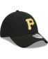 Фото #3 товара Men's Black Pittsburgh Pirates Logo 39THIRTY Flex Hat