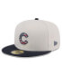 ფოტო #2 პროდუქტის Men's Black Chicago Cubs 2024 Fourth of July 59FIFTY Fitted Hat