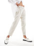 Фото #1 товара Only high waisted tailored trousers in stone