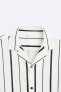 STRIPED VISCOSE BLEND SHIRT