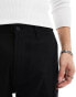 HUGO BLUE relaxed tailored trousers in black