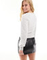 Фото #4 товара & Other Stories knitted top with volume cuffs in grey