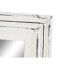 Wall mirror DKD Home Decor White Wood Crystal MDF Wood Stripped Scandi 160 x 2,5 x 45 cm