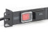 Фото #8 товара DIGITUS aluminum outlet strip with switch, 7 safety outlets, 2 m supply with surge protection
