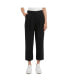 ფოტო #1 პროდუქტის Women's Pleated Trouser with Cuffed Hem