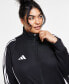 ფოტო #3 პროდუქტის Plus Size Tiro 24 Stand Collar Zip-Front Track Jacket