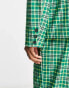 Reclaimed Vintage boxy cropped blazer in green check co-ord 86 - фото #8