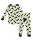 ფოტო #1 პროდუქტის Baby Boys Baby Justice League Batman Superman Pajama Shirt and Pants Sleep Set to