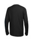 Фото #3 товара Men's Black Chicago Bears Agility Long Sleeve T-shirt