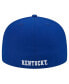 ფოტო #4 პროდუქტის Men's Royal Kentucky Wildcats Throwback 59FIFTY Fitted Hat