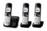 Panasonic KX-TG6823GB - DECT telephone - 120 entries - Caller ID - Black - Silver