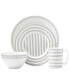 Фото #1 товара Charlotte Street North Grey Collection 4-Piece Place Setting