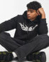 Фото #3 товара COLLUSION embroidered hoodie in black