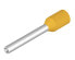 Weidmüller H0.25/12T GE - Pin terminal - Straight - Metallic - Yellow - 0.25 mm² - 1.2 cm - 1 cm