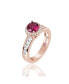 Фото #3 товара Suzy Levian Sterling Silver Cubic Zirconia Ring