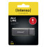 Intenso Alu Line - 8 GB - USB Type-A - 2.0 - 28 MB/s - Cap - Anthracite