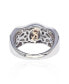 ფოტო #2 პროდუქტის Suzy Levian Sterling Silver Cubic Zirconia Brown Wavy Ring