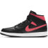Фото #3 товара Кроссовки Nike Air Jordan 1 Mid Black Siren Red (Черный)