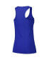 Women's Royal Seattle Seahawks Triple Tonal Racerback Tank Top