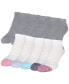 ფოტო #1 პროდუქტის Women's 10-Pack Casual Cushion Heel And Toe With Mesh No-Show Socks