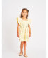 ფოტო #1 პროდუქტის Ruffle Sleeve Floral Girl's Elle Dress Child