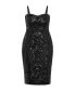 Фото #3 товара Plus Size Sequin Sofia Dress