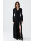 ფოტო #1 პროდუქტის Women's Double Breasted Long Dress