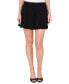 ფოტო #1 პროდუქტის Women's Stitched Pleated Shorts