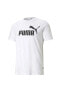 Фото #1 товара Футболка мужская PUMA Ess Logo Tee Erkek T-Shirt 586666-02 Белая