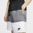 Фото #7 товара Nike Sportswear City Edition 多色梭织透气休闲五分短裤 男款 黑白灰色 / Шорты Nike Sportswear City Edition CJ4488-010