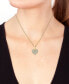 ფოტო #2 პროდუქტის EFFY® Diamond Pavé Heart 18" Pendant Necklace (5/8 ct. t.w.) in 14k Gold