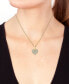 Фото #2 товара EFFY® Diamond Pavé Heart 18" Pendant Necklace (5/8 ct. t.w.) in 14k Gold