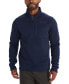 Фото #1 товара Mens Drop Line 1/2 Zip Sweater Fleece Jacket